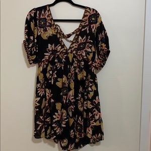 Free People Floral Romper NWT